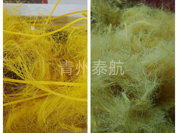 玻纖粉碎效果對比